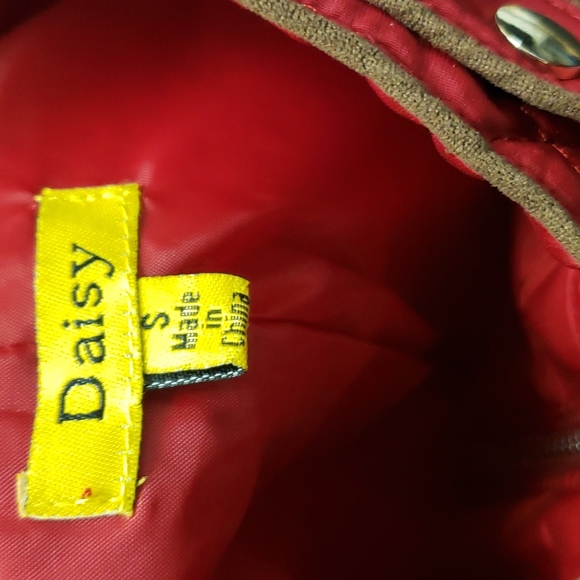 VEST Quilted red vest - Picture 10 of 10